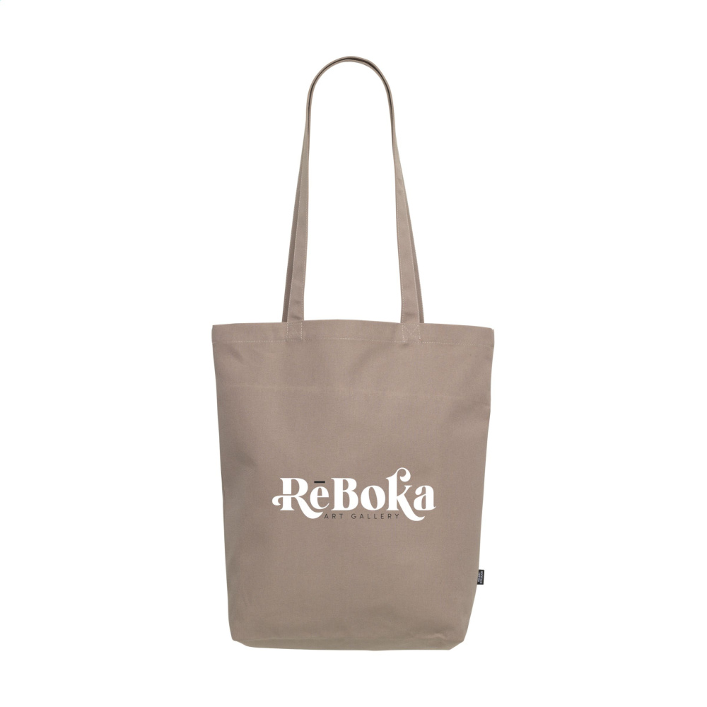Logo trade promotional merchandise picture of: GRS Recycled Canvas Bag Colour (260 g/m²)