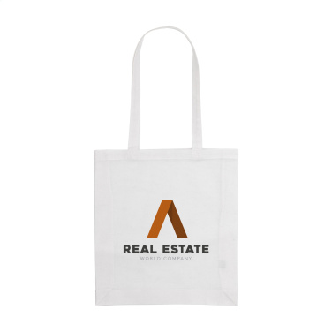 Logotrade promotional gift picture of: Colour Square Bag GRS Recycled Cotton (150 g/m²)