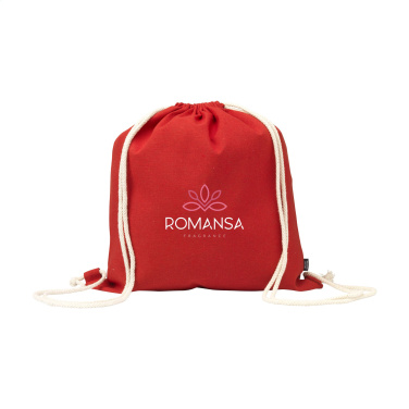 Logotrade advertising product image of: PromoColour GRS Recycled Cotton Backpack (150 g/m²)