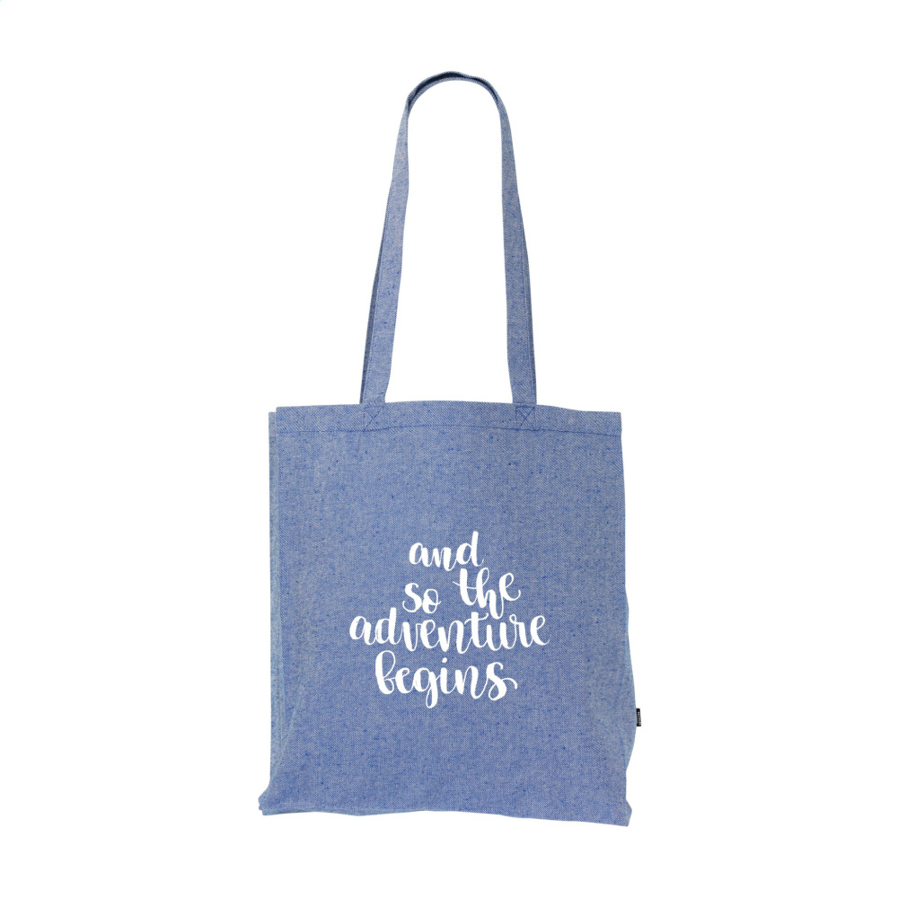 Logo trade business gifts image of: Melange Shopper GRS Recycled Canvas (280 g/m²) bag