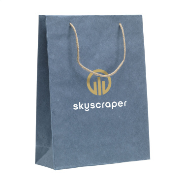 Logotrade promotional merchandise picture of: Leaf It Bag recycled with jeans fibres (180 g/m²) L