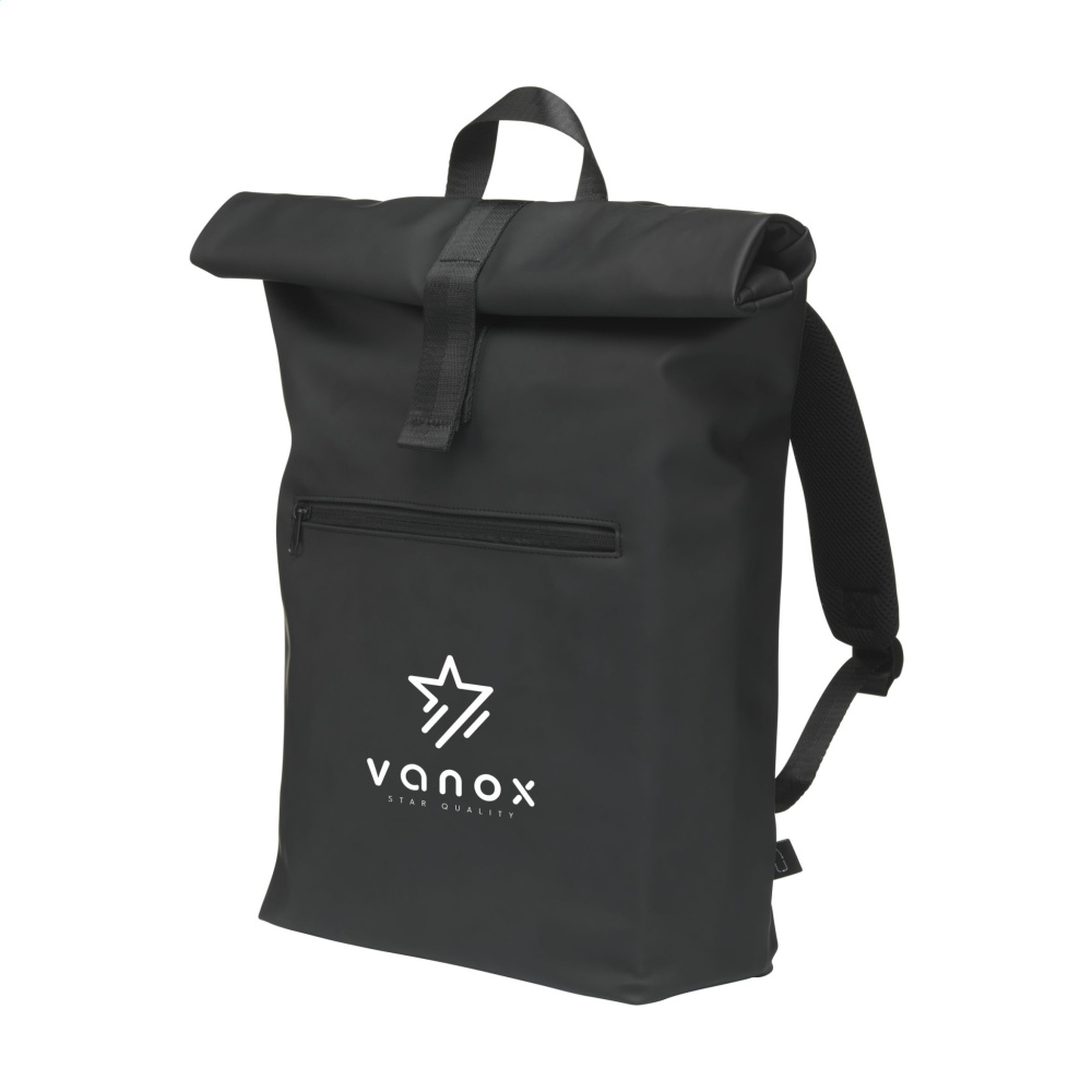 Logotrade advertising product image of: Lennon Roll-Top Recycled Backpack