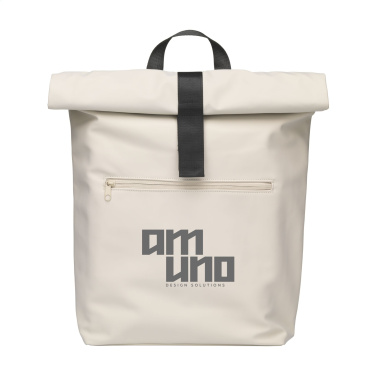 Logo trade promotional gift photo of: Lennon Roll-Top Recycled Backpack