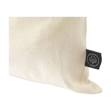 Logotrade promotional gift image of: Gift Pouch Natural GRS Recycled Cotton (150 g/m²) L