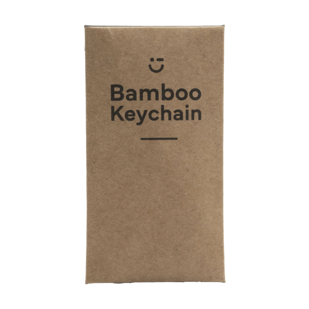 Logo trade corporate gift photo of: WoodKey Circle keychain