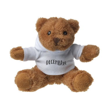 Logotrade promotional item image of: HoodedBear bear cuddle toy