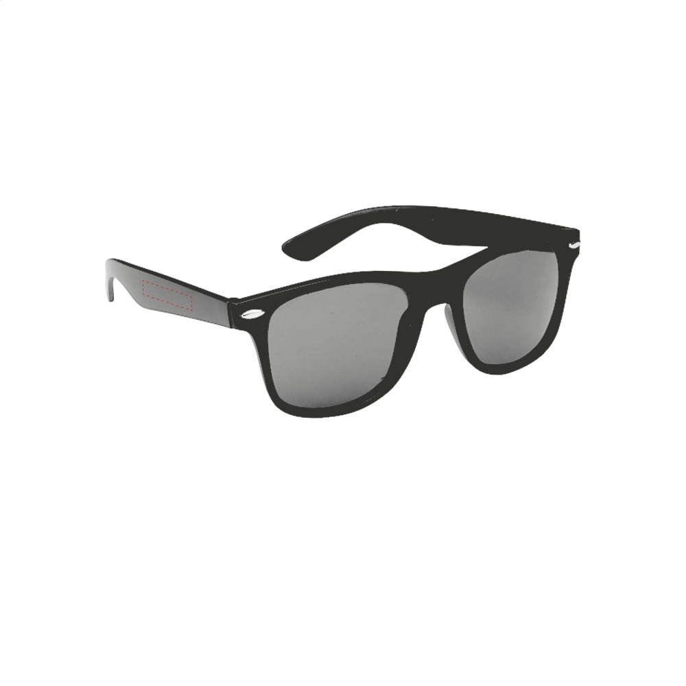 Logotrade promotional gift picture of: Malibu Matt Black sunglasses