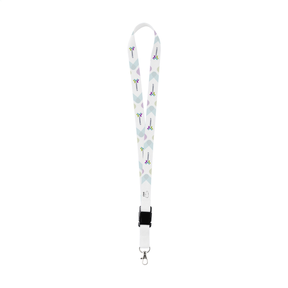 Logotrade corporate gift image of: Lanyard Sublimation Buckle RPET 2 cm keycord