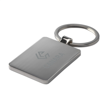 Logotrade promotional merchandise image of: Bamboo Key Rectangle keyring