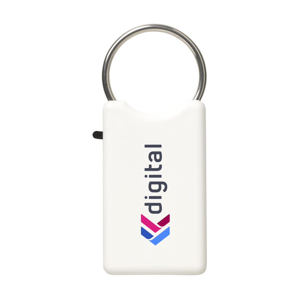 Logo trade promotional giveaways image of: Safe GRS Recycled Key Ring