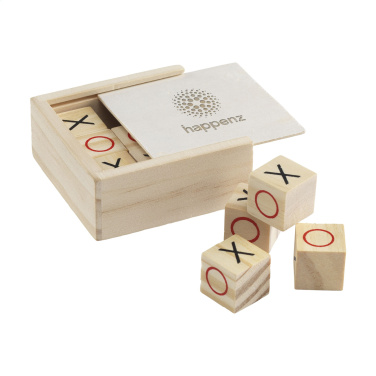 Logo trade advertising product photo of: Tic Tac Toe Game Bamboo