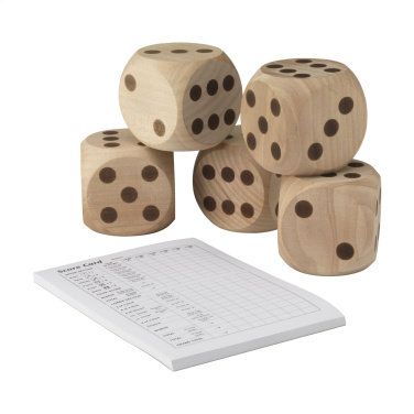 Logo trade corporate gifts image of: Outdoor Dice Game