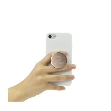 Logo trade business gift photo of: PopSockets® Aluminium telephone holder
