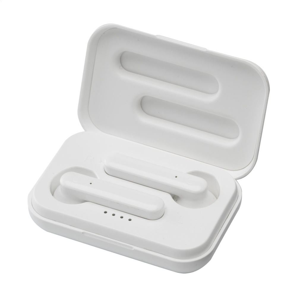 Logo trade promotional merchandise image of: Sensi TWS Wireless Earbuds in Charging Case