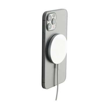 Logotrade promotional item image of: Force MagSafe 10W Recycled Wireless Charger