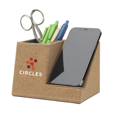 Logotrade promotional product image of: Ecork Pen Holder Wireless Charger