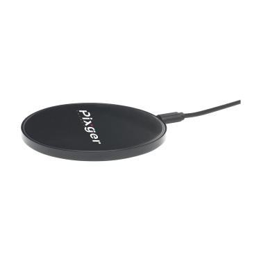 Logo trade promotional merchandise image of: Coil RCS Recycled Wireless Charger