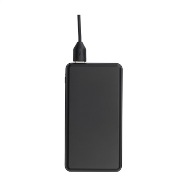 Logotrade promotional product picture of: Boru Bamboo RCS Recycled ABS Powerbank Wireless Charger
