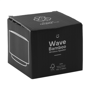 Logotrade business gifts photo of: Wave Bamboo Wireless Speaker