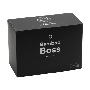 Logo trade promotional giveaway photo of: Bamboo Boss 15W charger/pen holder