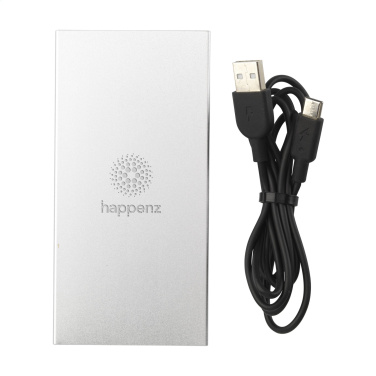 Logo trade promotional giveaways image of: Tecco GRS Recycled Alu Powerbank 5000 external charger