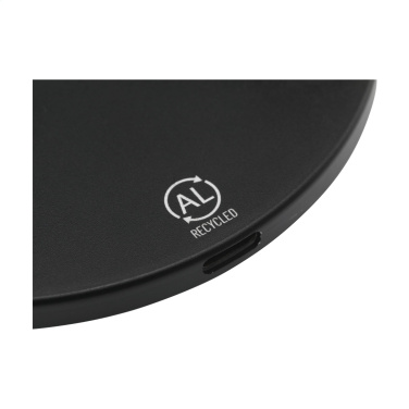 Logotrade promotional merchandise photo of: Tecco GRS Recycled Alu 15W Wireless Charger