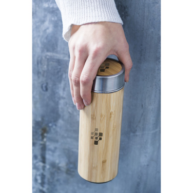 Logotrade corporate gifts photo of: Osaka 360 ml bamboo thermo bottle/thermo cup