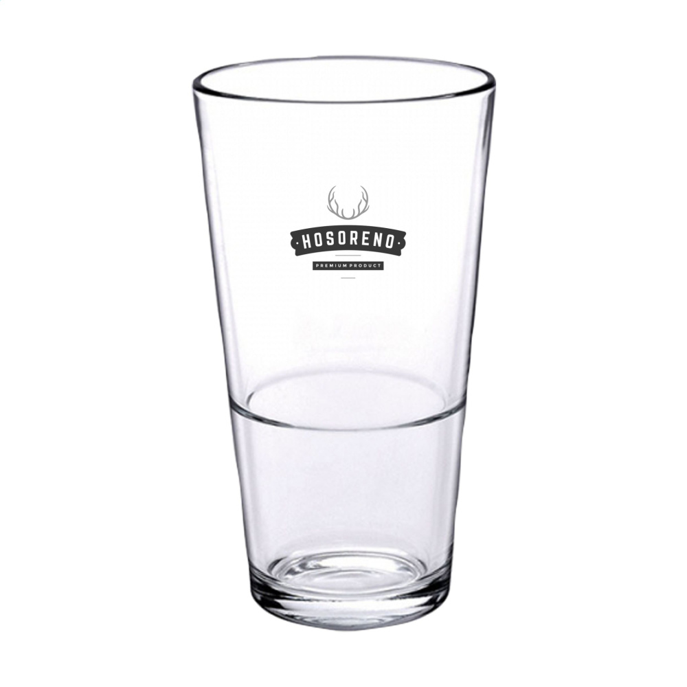 Logo trade promotional merchandise image of: Beer Glass Stackable 340 ml