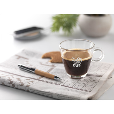 Logotrade promotional gift picture of: Lugano Coffee Glass 230 ml