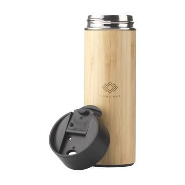 Logo trade promotional product photo of: Sakura 360 ml bamboo thermo bottle/thermo cup