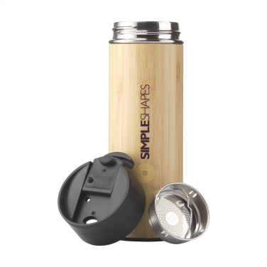 Logotrade promotional merchandise picture of: Sakura 360 ml bamboo thermo bottle/thermo cup