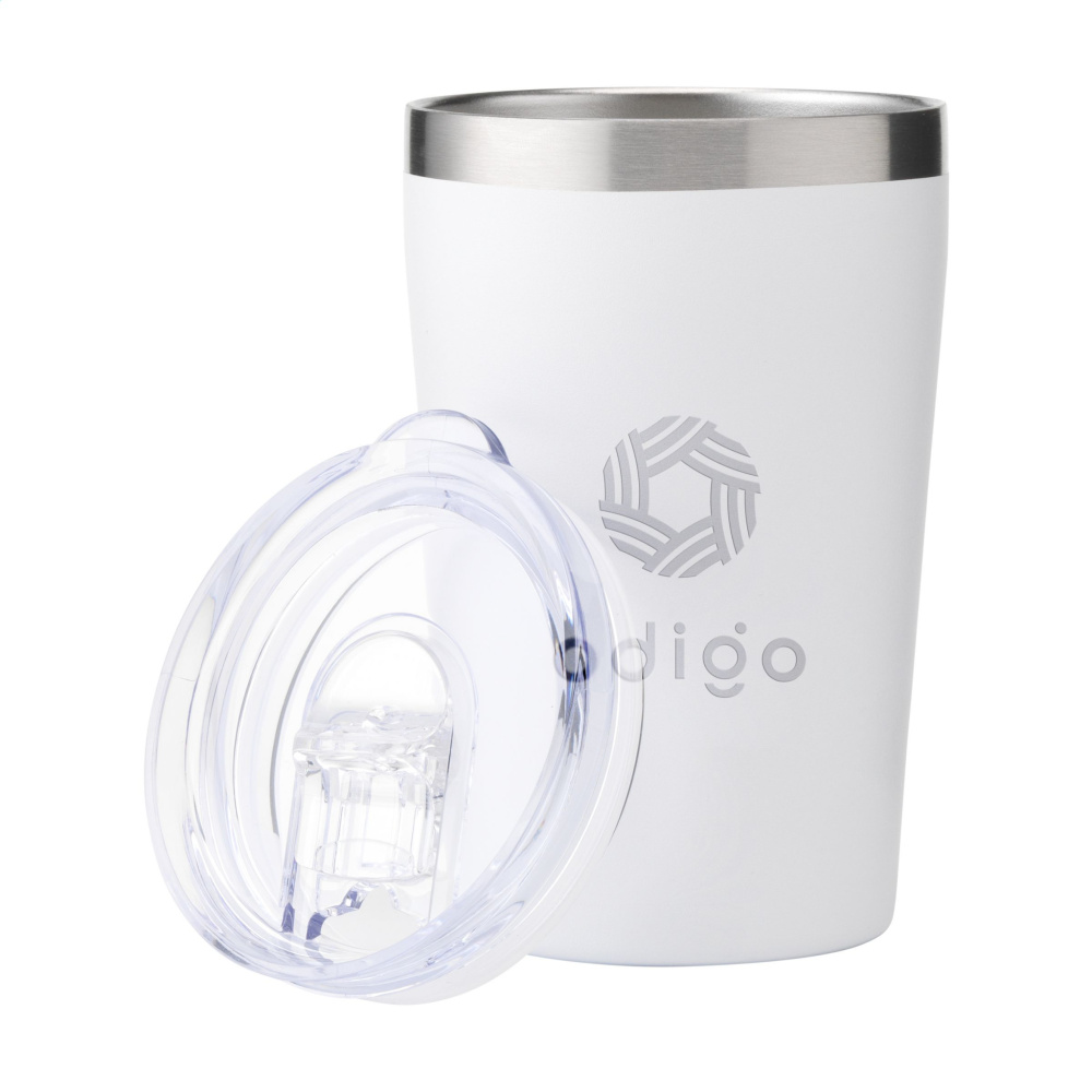 Logotrade advertising product picture of: Re-Steel RCS Recycled Coffee Mug 380 ml thermo cup