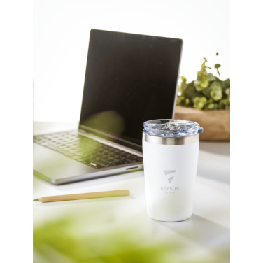 Logo trade promotional giveaway photo of: Re-Steel RCS Recycled Coffee Mug 380 ml thermo cup