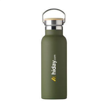 Logo trade promotional giveaways picture of: Nordvik RCS Recycled Steel 500 ml drinking bottle