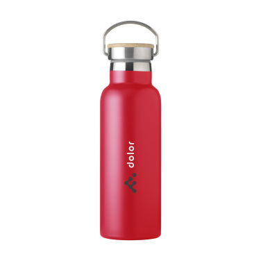 Logo trade promotional products picture of: Nordvik RCS Recycled Steel 500 ml drinking bottle