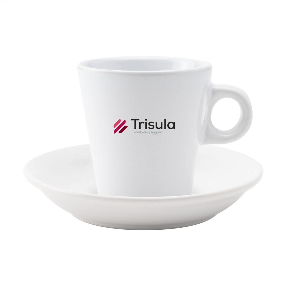 Logo trade promotional items picture of: Burano 200 ml mug and saucer