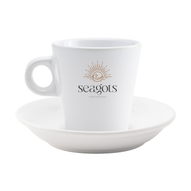 Logo trade corporate gifts picture of: Burano 200 ml mug and saucer