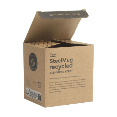 Logo trade promotional gifts picture of: SteelMug RCS Recycled Steel 220 ml