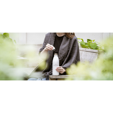 Logotrade promotional item image of: Topflask Premium RCS Recycled Steel drinking bottle