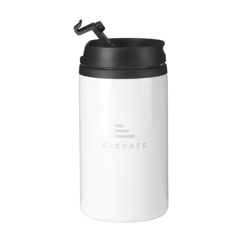 Logo trade promotional products image of: Thermo Can RCS Recycled Steel 300 ml thermo cup