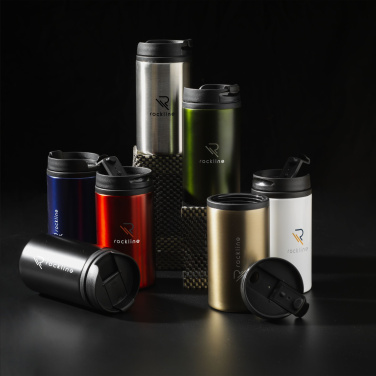 Logotrade promotional gift picture of: Thermo Can RCS Recycled Steel 300 ml thermo cup