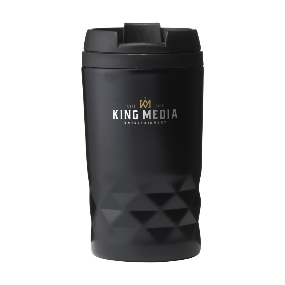 Logotrade promotional gift image of: Graphic Mini Mug RCS Recycled Steel 250 ml thermo cup