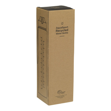 Logo trade promotional merchandise picture of: AquaSport GRS Recycled Water Bottle 1,000 ml