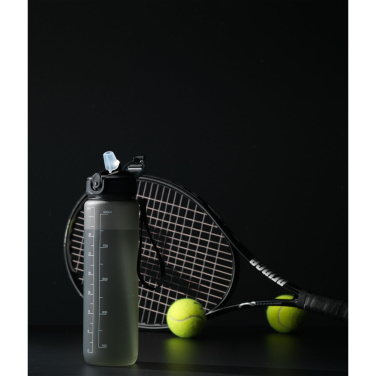 Logo trade promotional item photo of: AquaSport GRS Recycled Water Bottle 1,000 ml