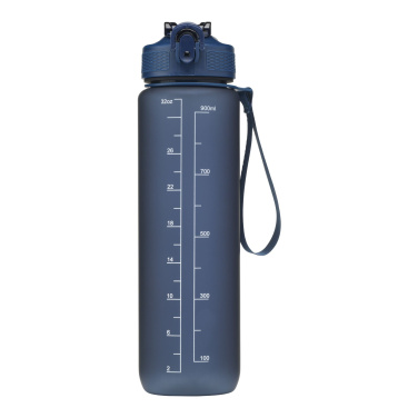 Logo trade business gift photo of: AquaSport GRS Recycled Water Bottle 1,000 ml