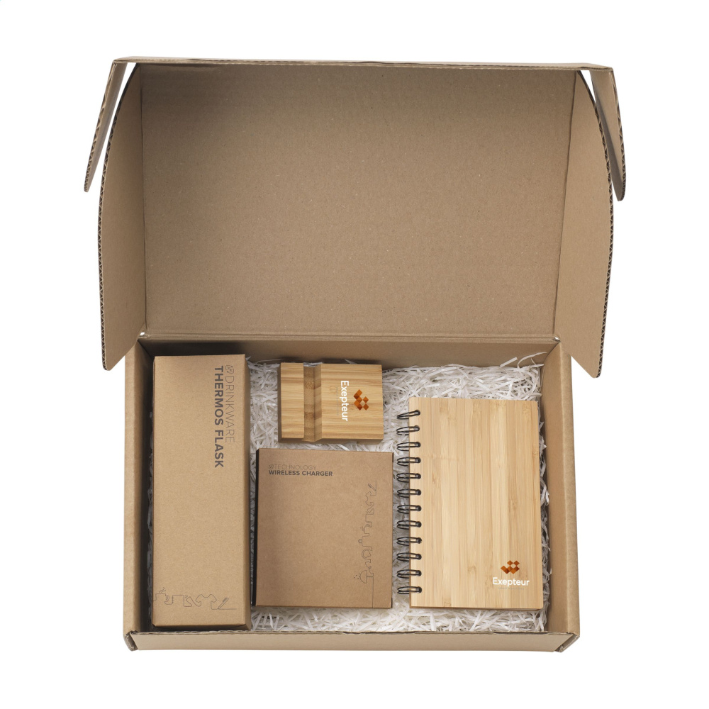 Logo trade business gift photo of: Merch Set Bamboo Boost