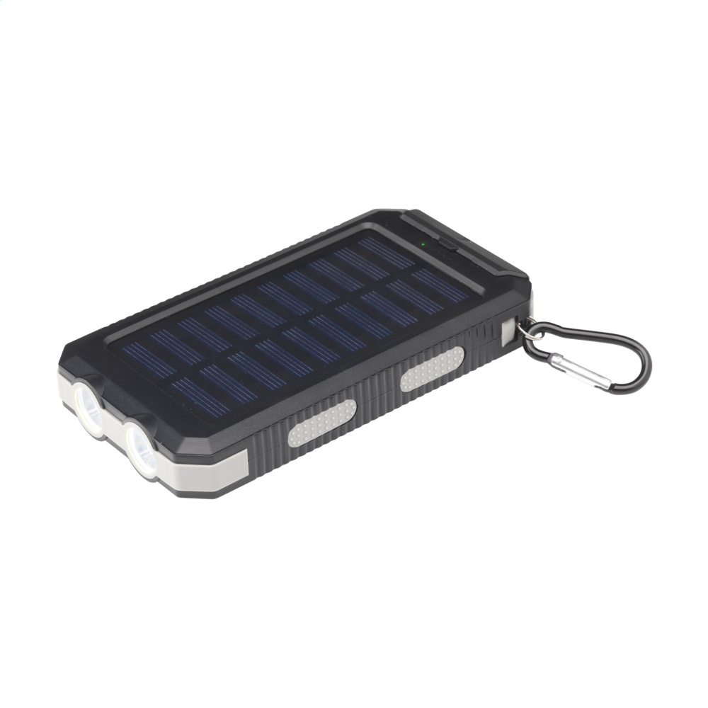 Logo trade promotional merchandise image of: Trail RCS Solar Charger Compass 8000