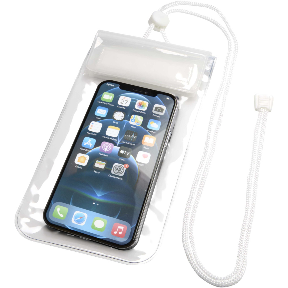 Logo trade promotional merchandise photo of: Dombay waterproof phone pouch size L