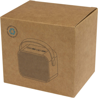 Logo trade promotional merchandise picture of: Diya 3W wireless recycled plastic speaker