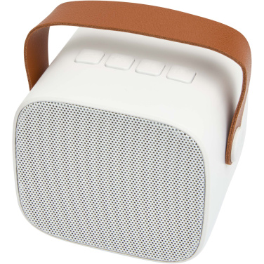 Logo trade advertising products picture of: Diya 3W wireless recycled plastic speaker